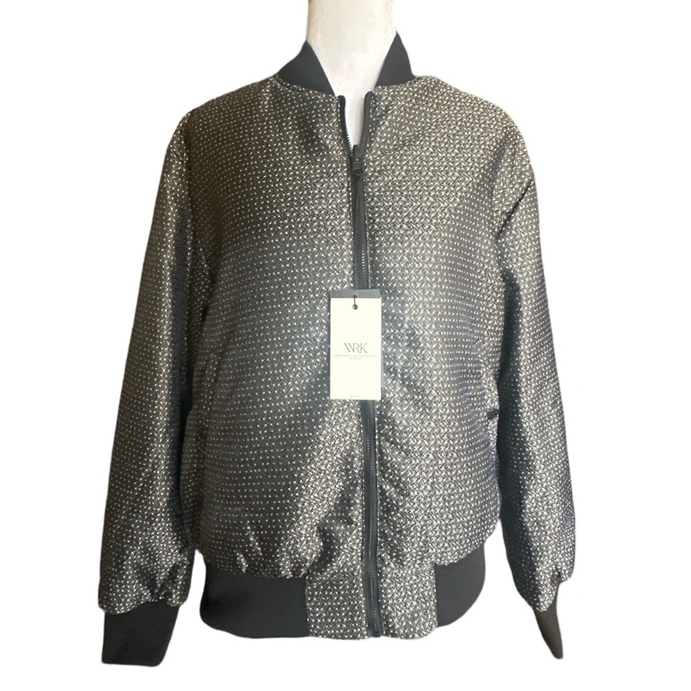 Men’s Olive Green Reversible Bomber Jacket Small